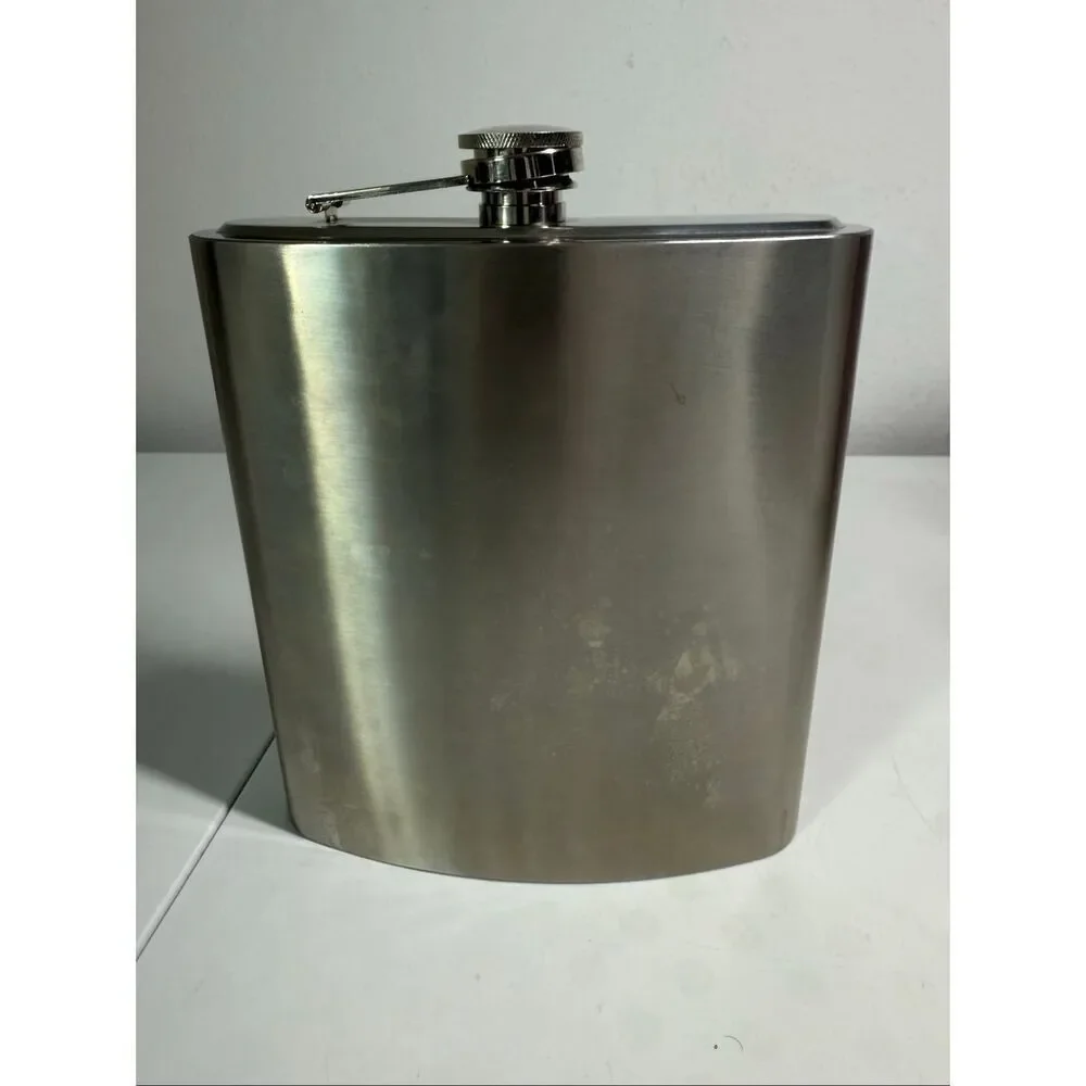 Oversized Stainless Steel 80 Oz Drinking Flask